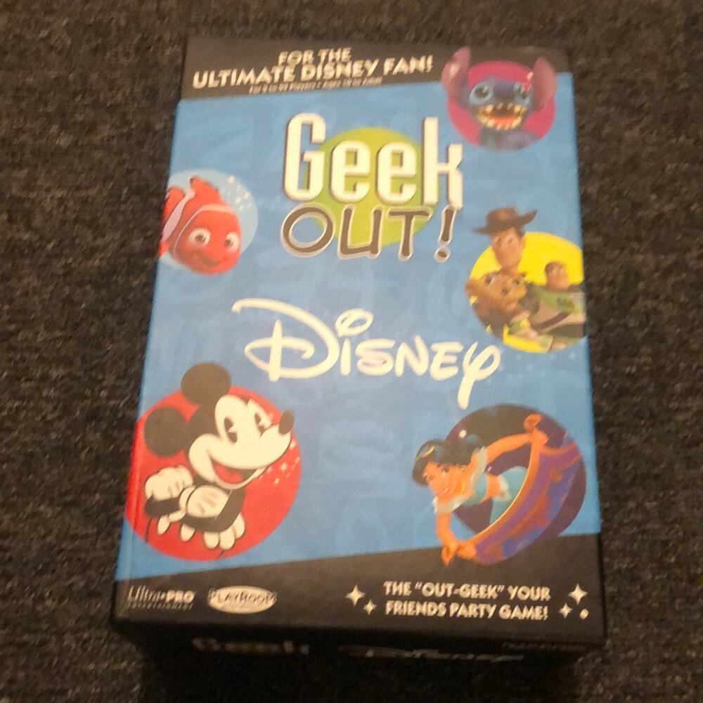 GEEK OUT DISNEY Trivia Board Game Ultimate Fan